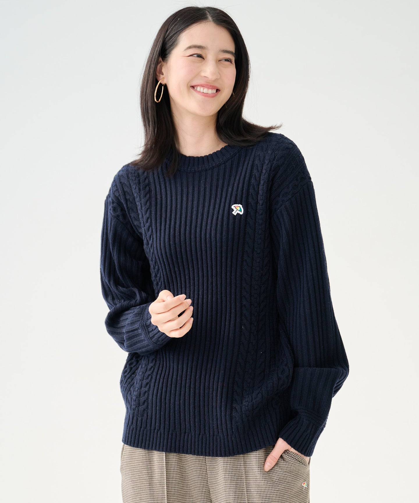 Arnold Palmer シェア ミックスパターン ニットプルオーバー